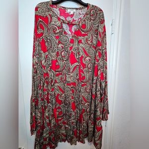 Red Paisley Mini